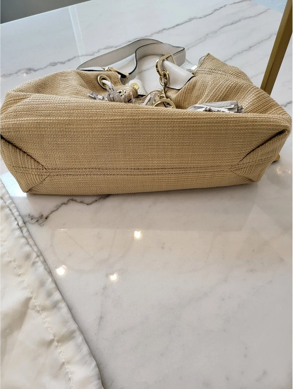 Lmt.Ed. Michael Kors Camden Large Drawstring Kate Mid. Shoulder Bag Purse EUC LN